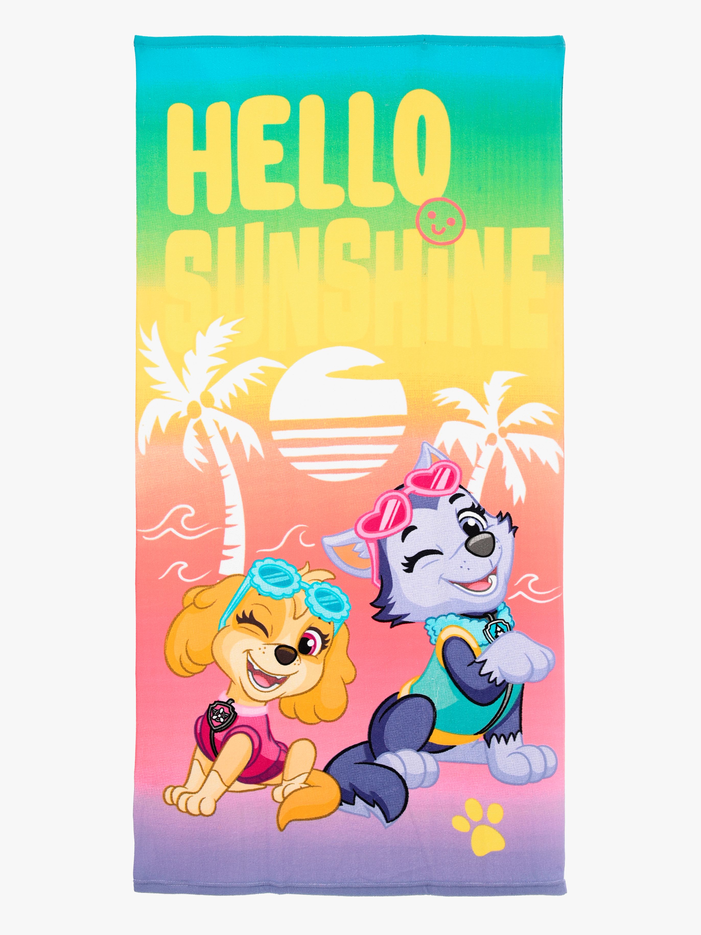 Paw Patrol Strandhandtuch, Korallfarben