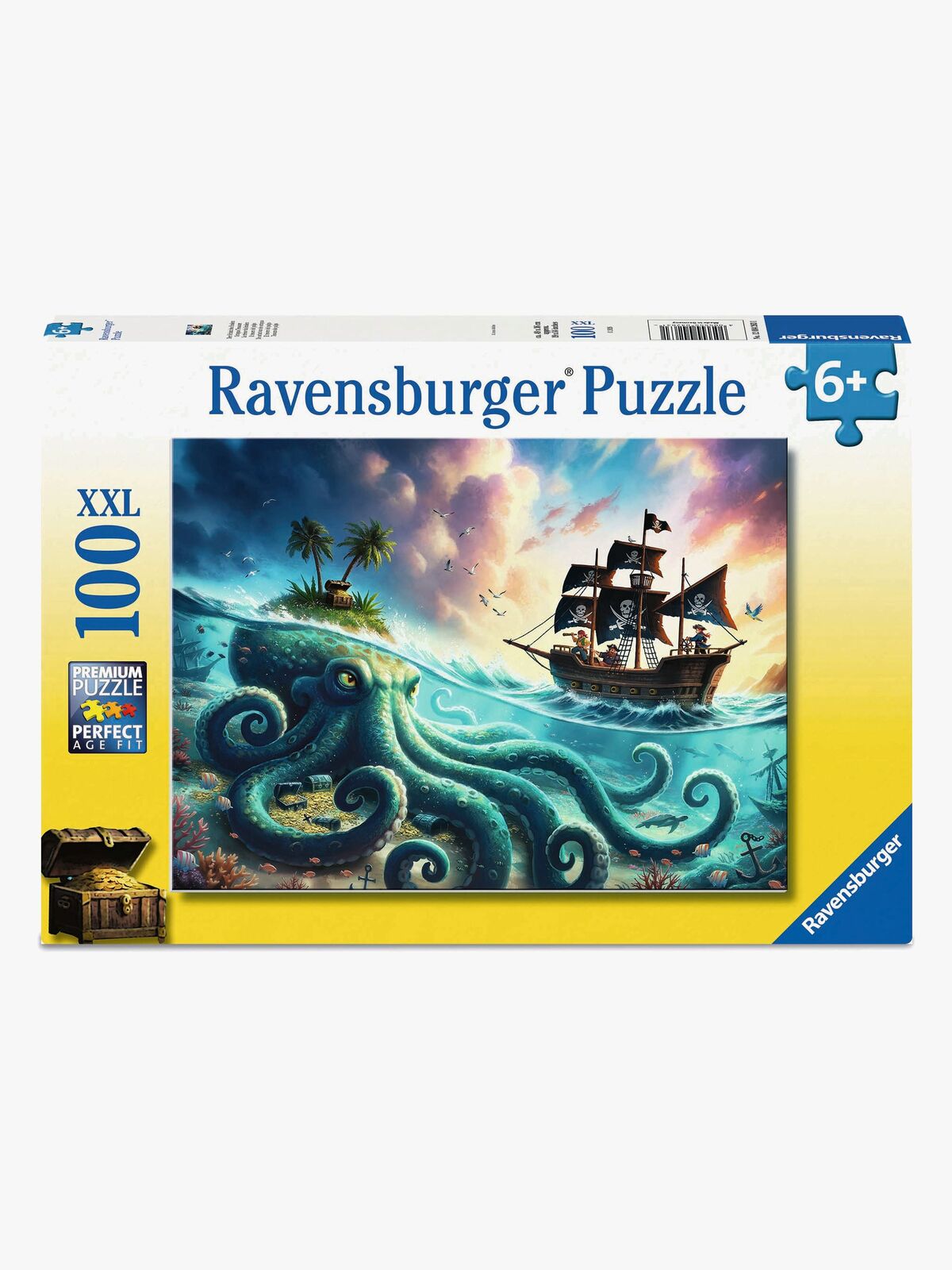 Ravensburger Puzzle Pirate Treasure 100 Teile