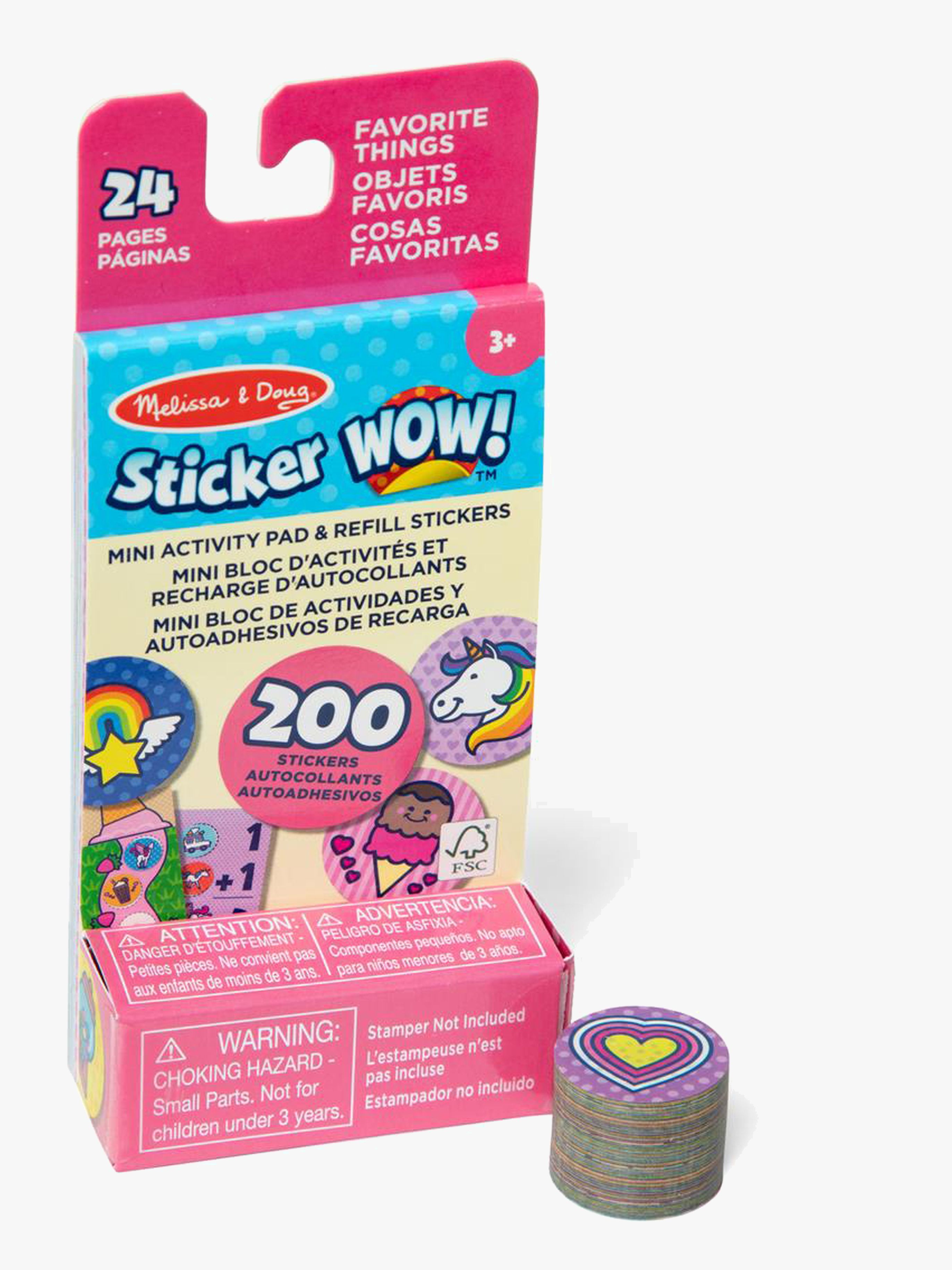 Melissa &  Doug Sticker WOW! Nachfüllpackung Einhorn