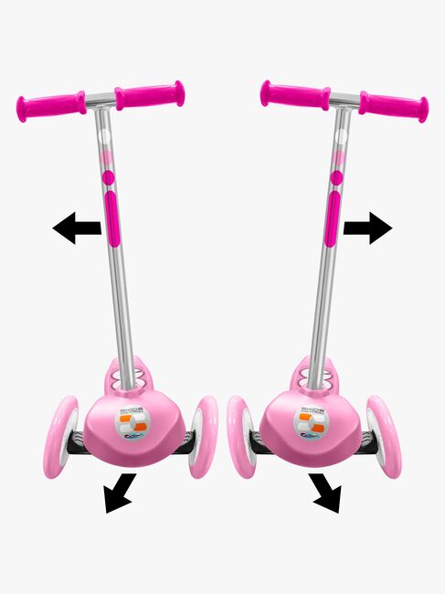 Stamp Skids Control Steuerung 3-rädriger Tretroller, Rosa