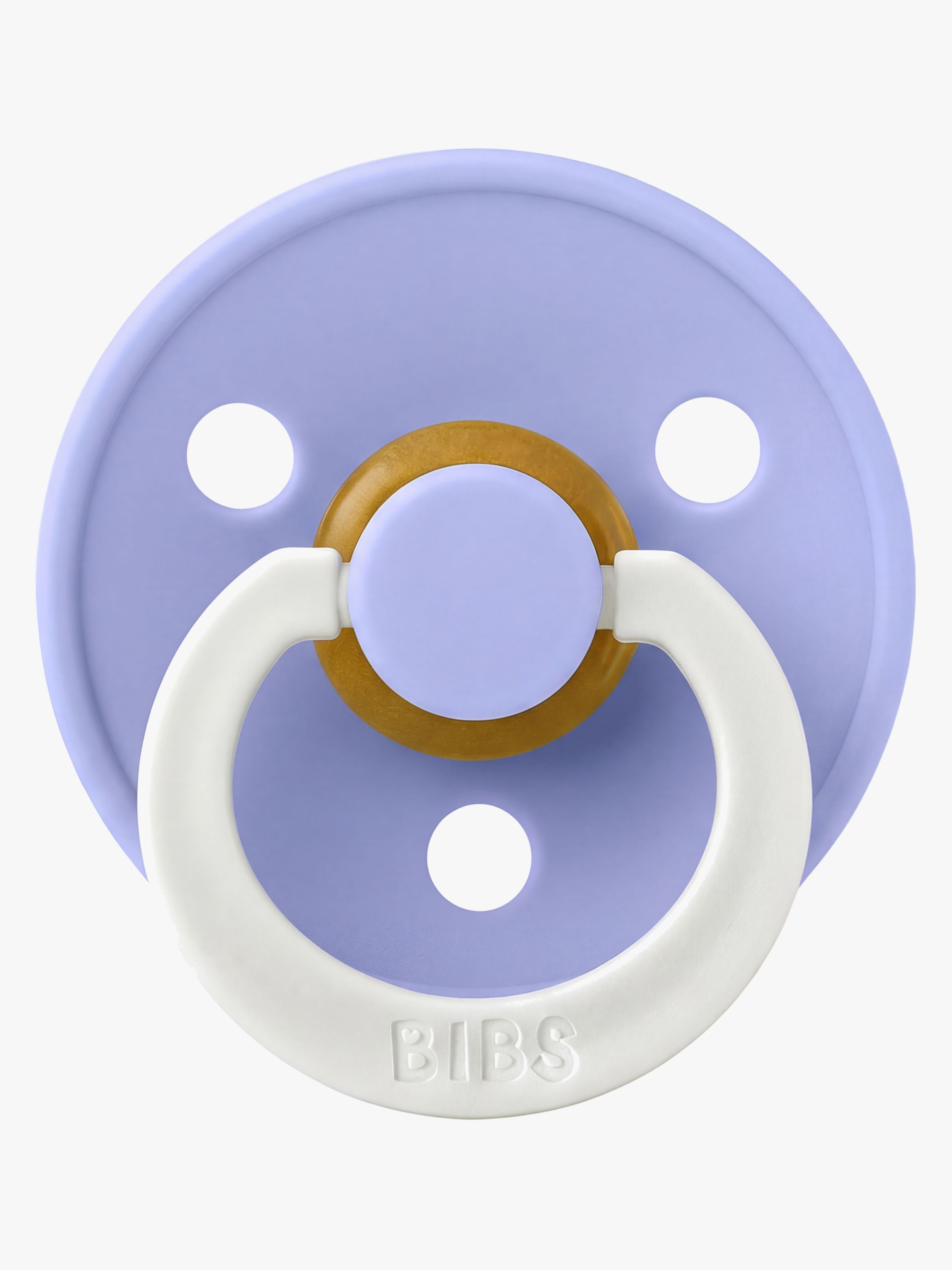 BIBS Colour Schnuller Latex Gr. 3, Hush GLOW