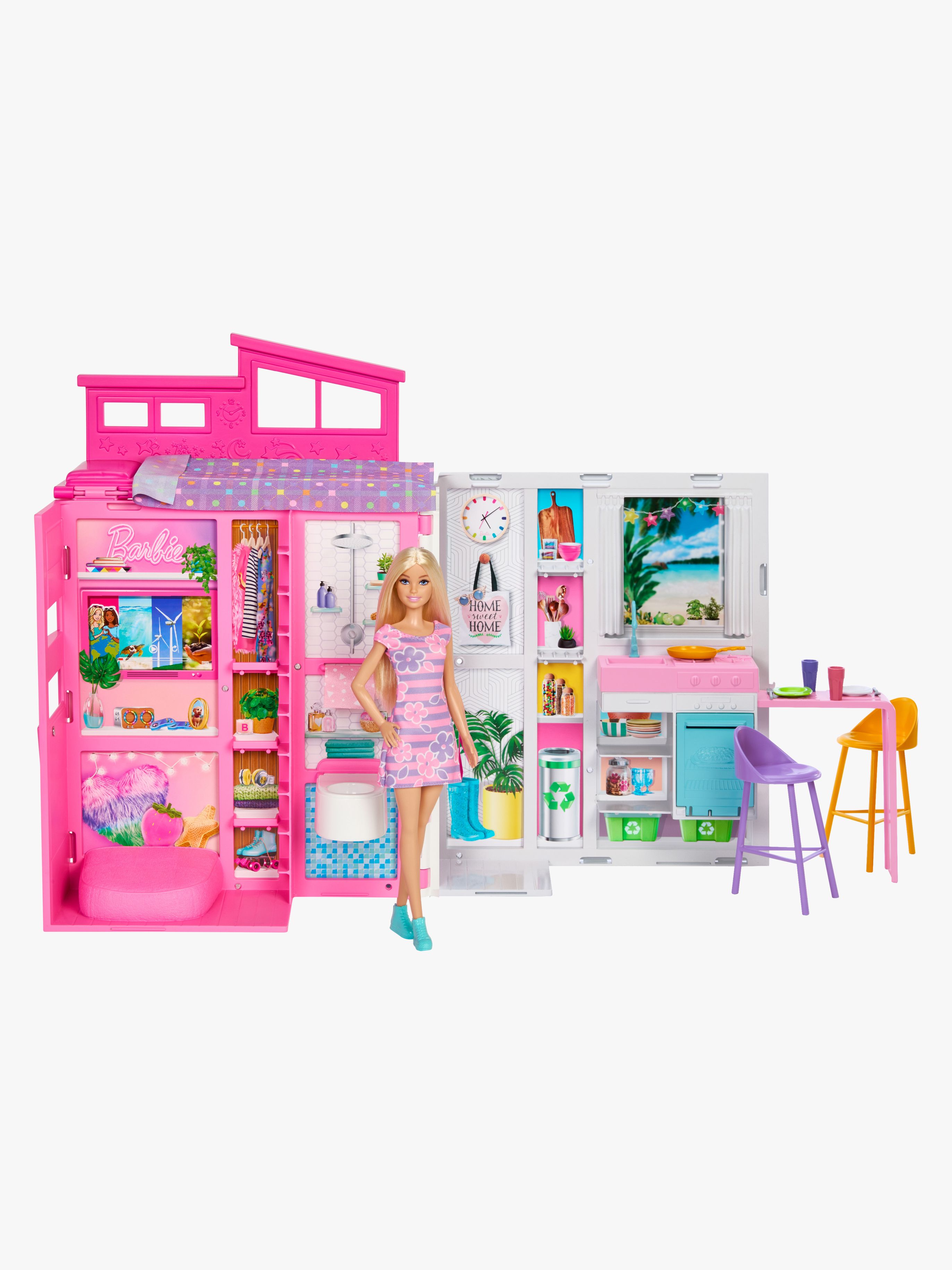Spielset mit Puppe Getaway House