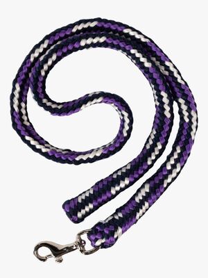 My Hobby Horse Führstrick, Lavendel/Marineblau/Weiß