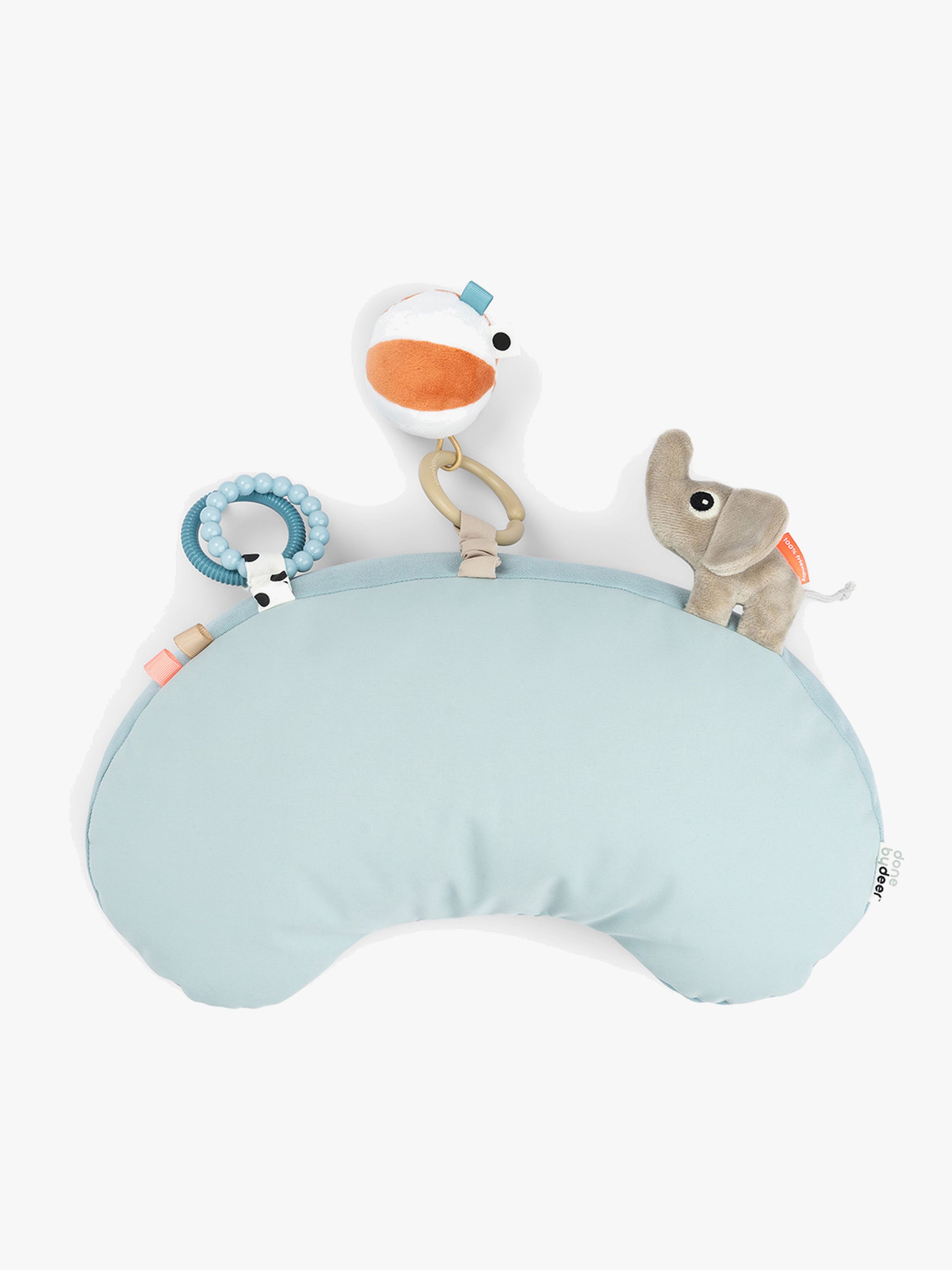 Done By Deer Playground Tummy Time Aktivitätsspielzeug, Blue, Babyspielzeug
