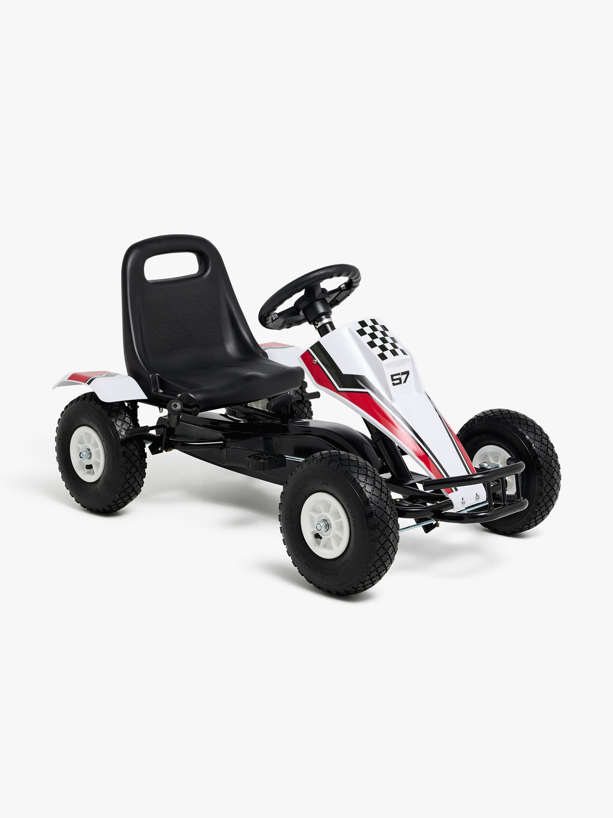 Alex's Garage Pedal-Go-Kart, Weiß