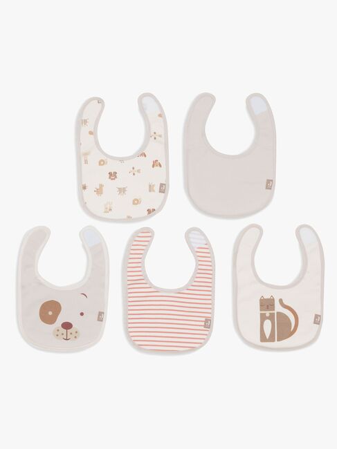 Jollein Bandana Halstuch Wasserdicht 5er-Pack, Animal Friends