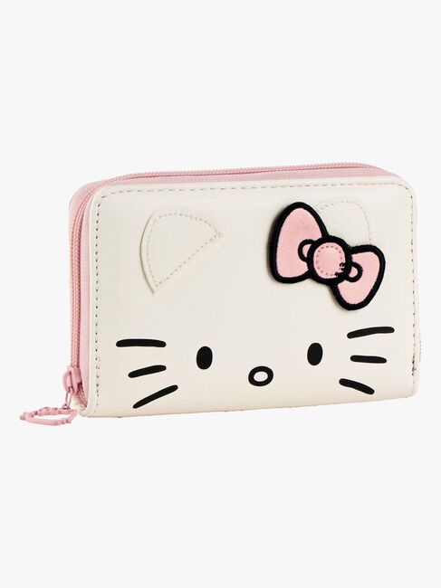 Hello Kitty Portemonnaie, Weiß/Rosa