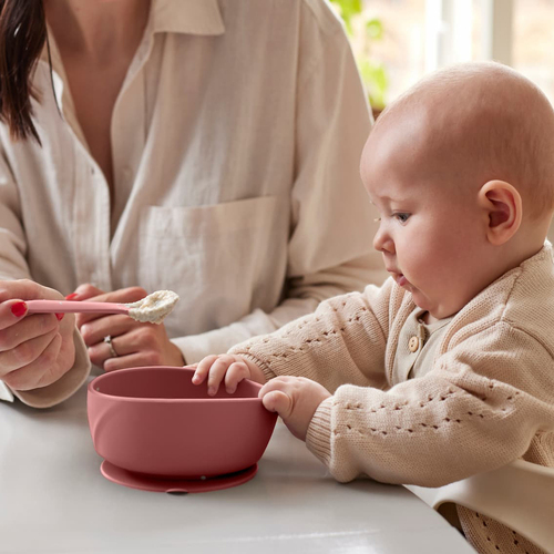 Everyday Baby Schüssel Silikon, Rot