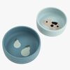 Done By Deer Dotti Silikon Schüssel 2er-Pack, Blue