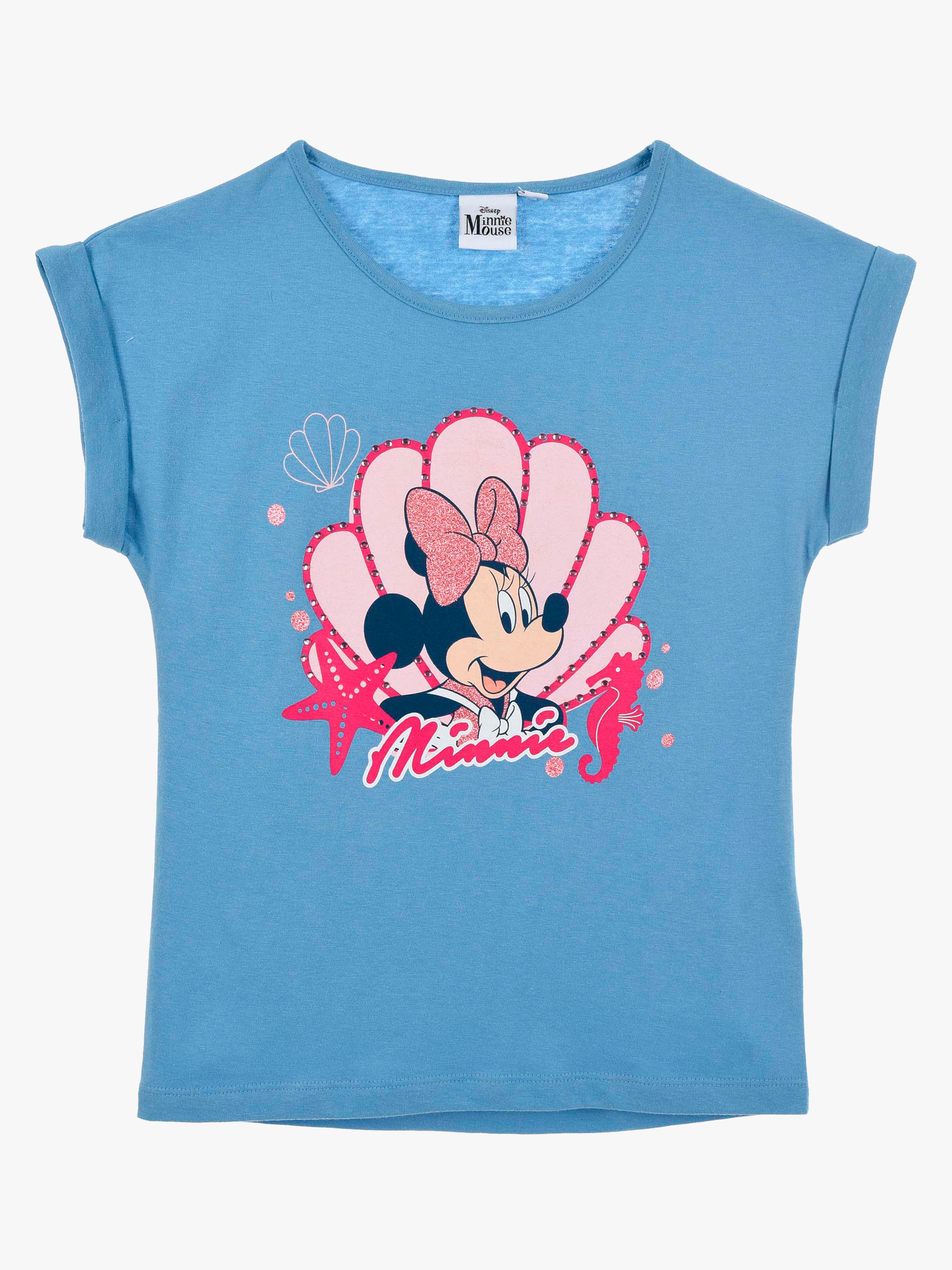 Disney Minnie Maus T-Shirt, Blau, 8 Jahre