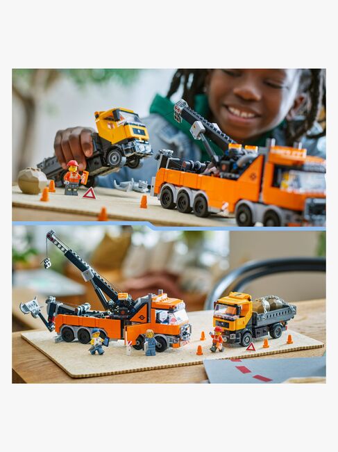 LEGO City 60467 Schwerlast-Abschleppwagen mit Kran