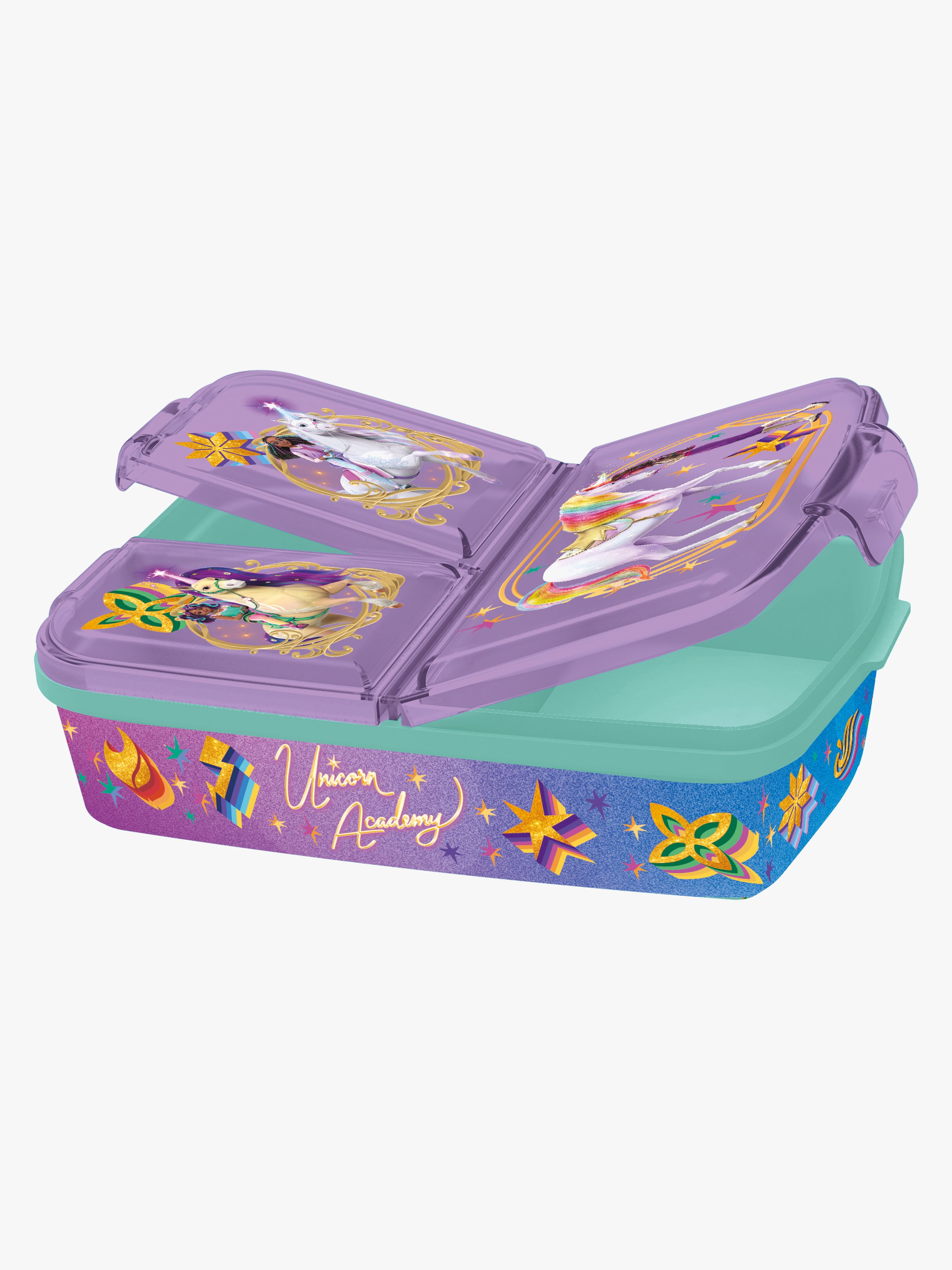 Unicorn Academy Multi Brotdose, Lila