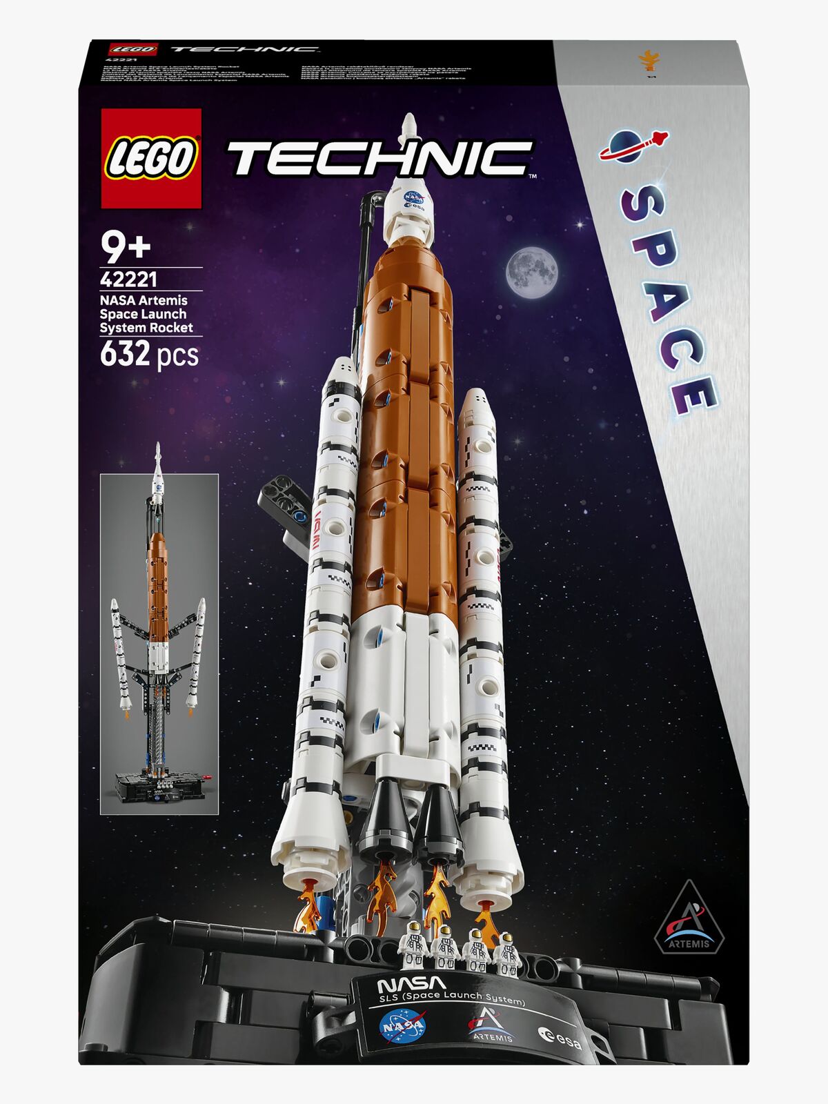 LEGO Technic 42221 NASA Artemis SLS-Schwerlastrakete