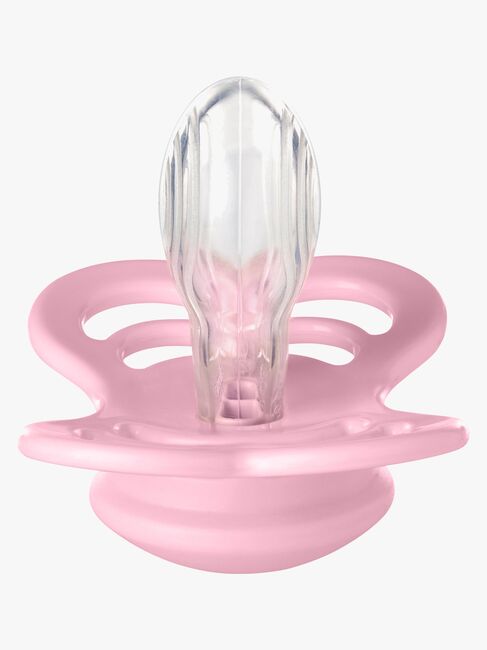 BIBS Supreme Schnuller Silikon Gr. 2, Baby Pink