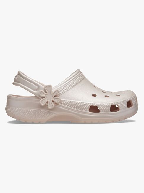 Crocs Classic Pearl Shine Pantoffeln, Quartz