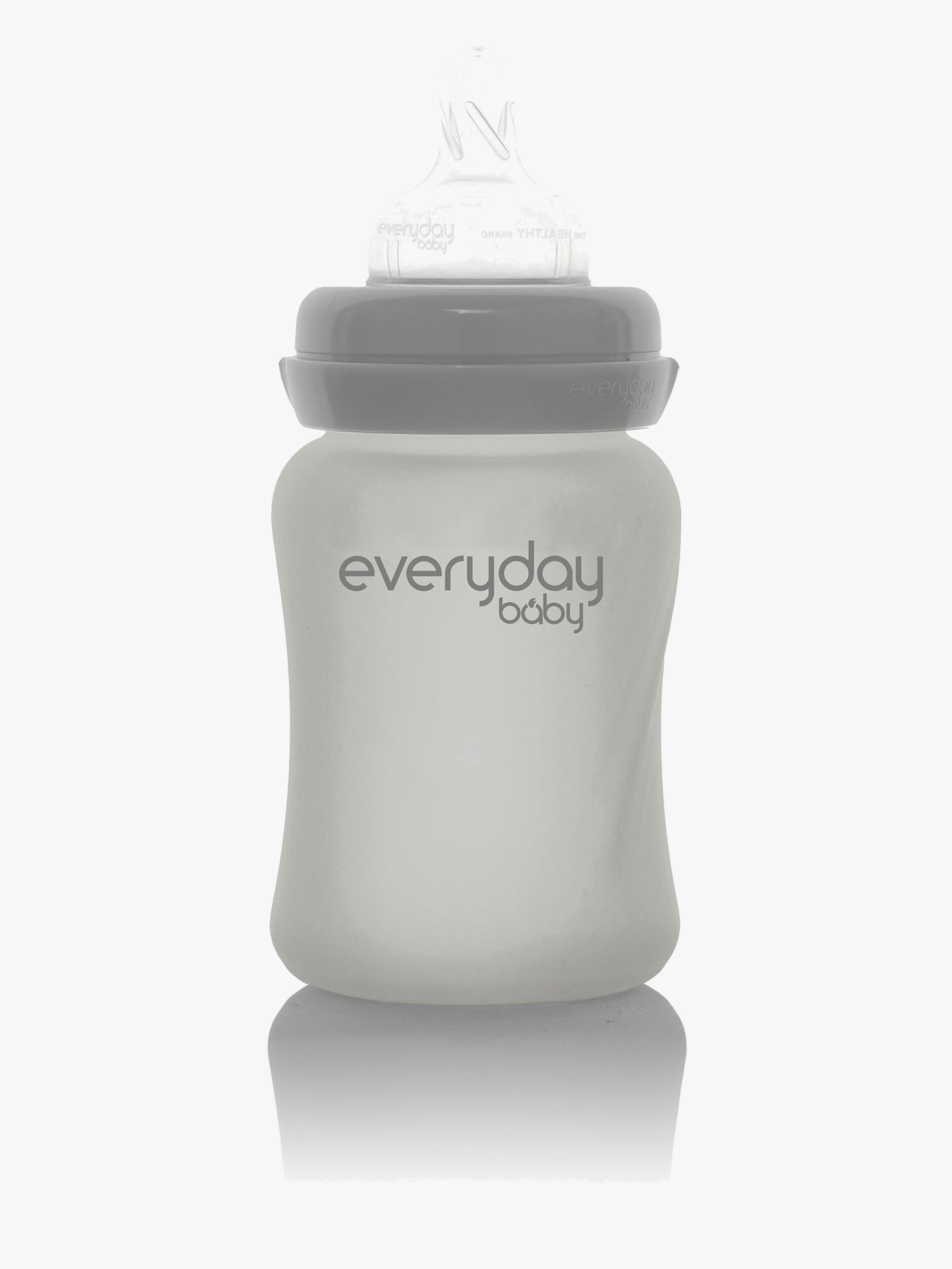 Everyday Baby Babyflasche Glas 150 ml, Grau