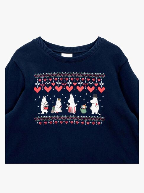 Moomin By Martinex Winterherz Sweatshirt, Dark Blue 72589855-DarkBlue-1616_4a.jpg