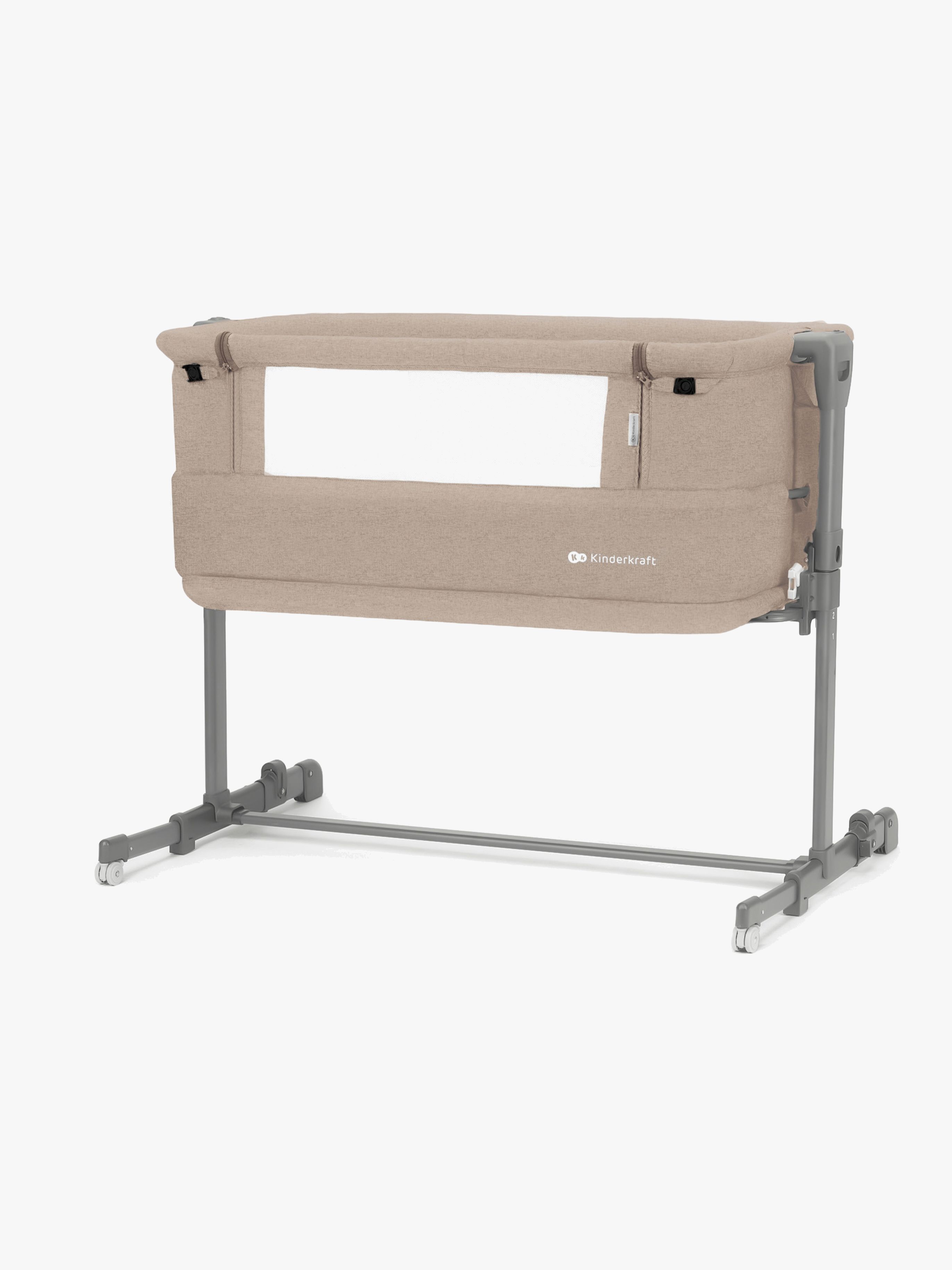 Kinderkraft Nestee Grow 2 Reisebett, Beige Wood