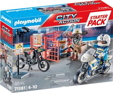 Playmobil 71381 Baukasten City Action Starter Pack Polizei