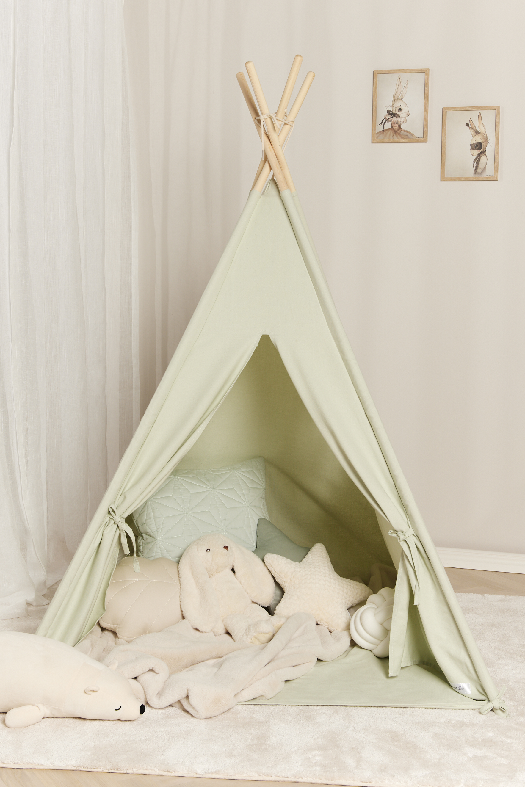 Alice &  Fox Tipi-Zelt, Grün