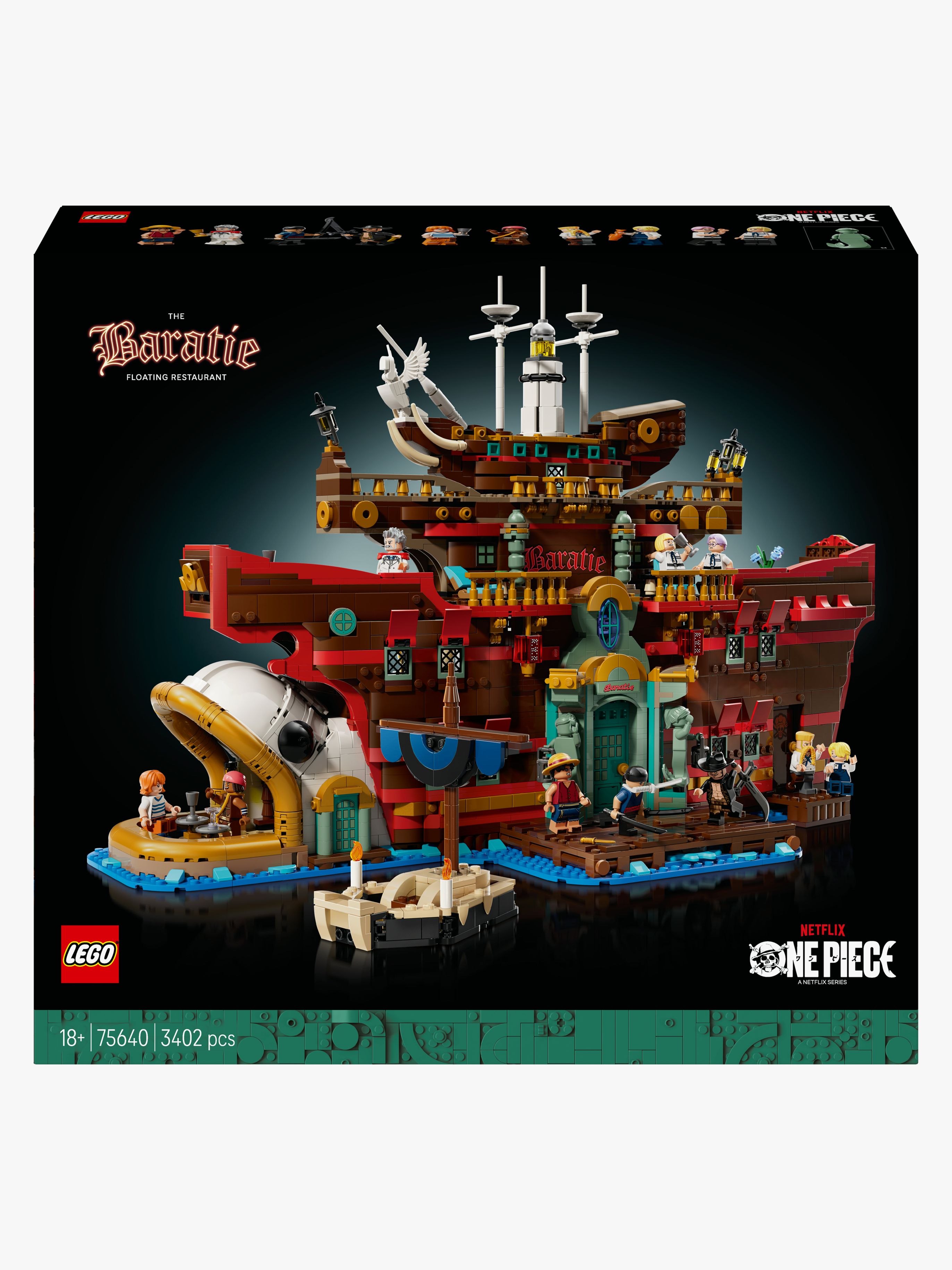 LEGO ONE PIECE 75640 Baratié, das Schwimmende Restaurant