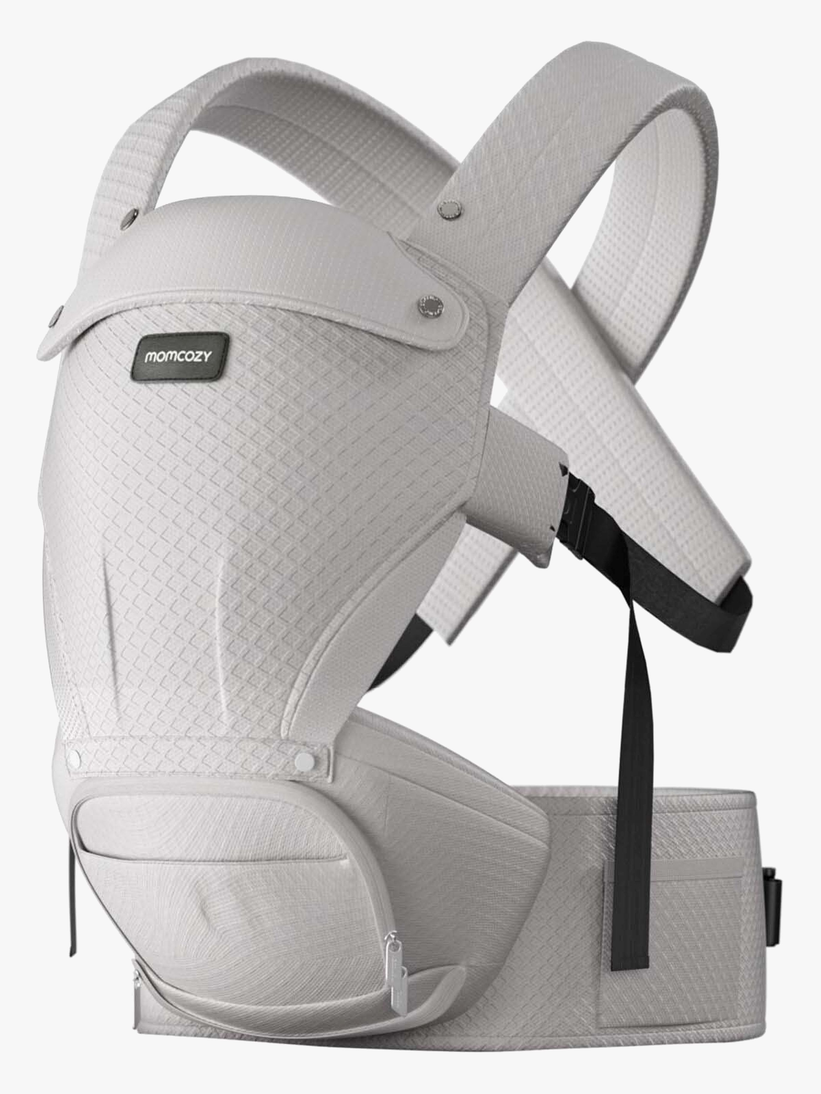 Momcozy Babytrage & Hüftsitz, Grau
