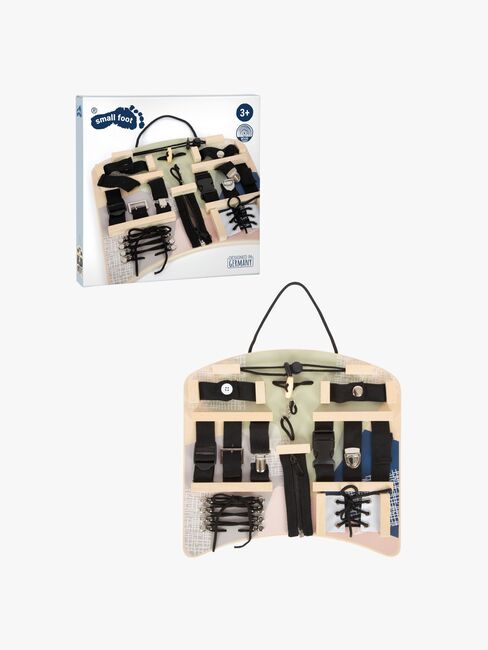 Small Foot Motorikbrett mit Verschlüssen und Schnürsenkeln