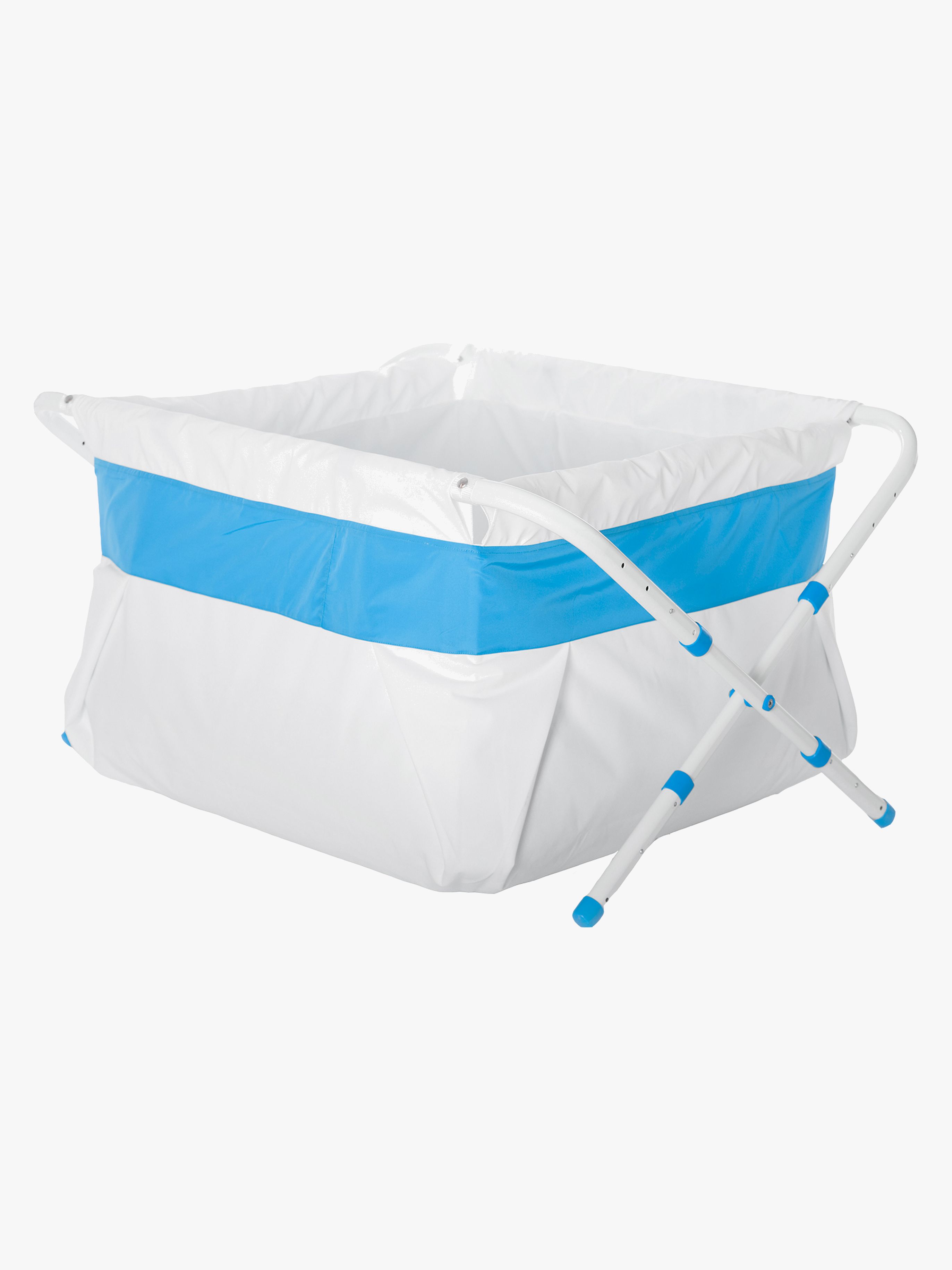 BiBaBad Flexi Zusammenklappbare Badewanne 80-100 cm, Blau