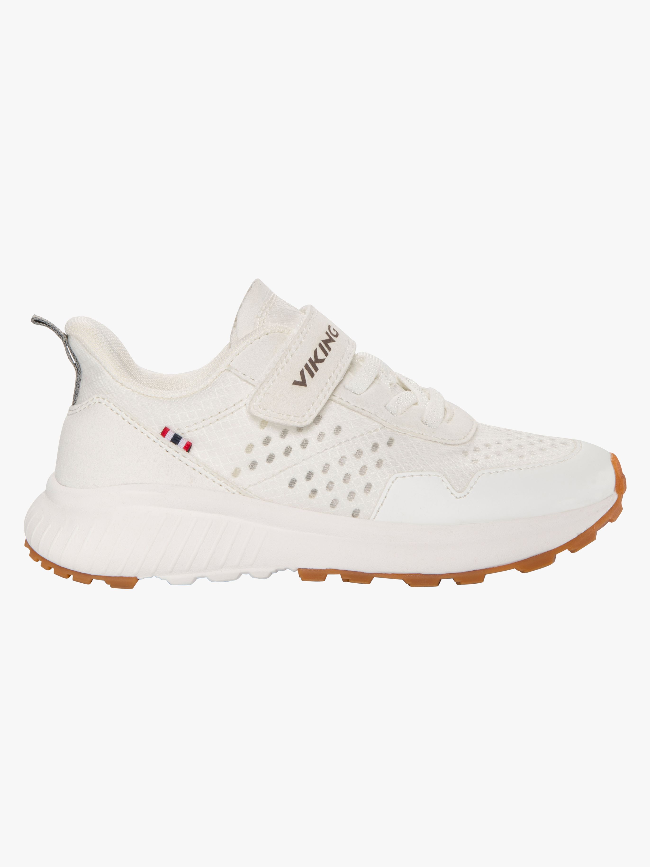 Viking Aery Sol 1V Kinder Sneaker, White, 28, Kinderschuhe