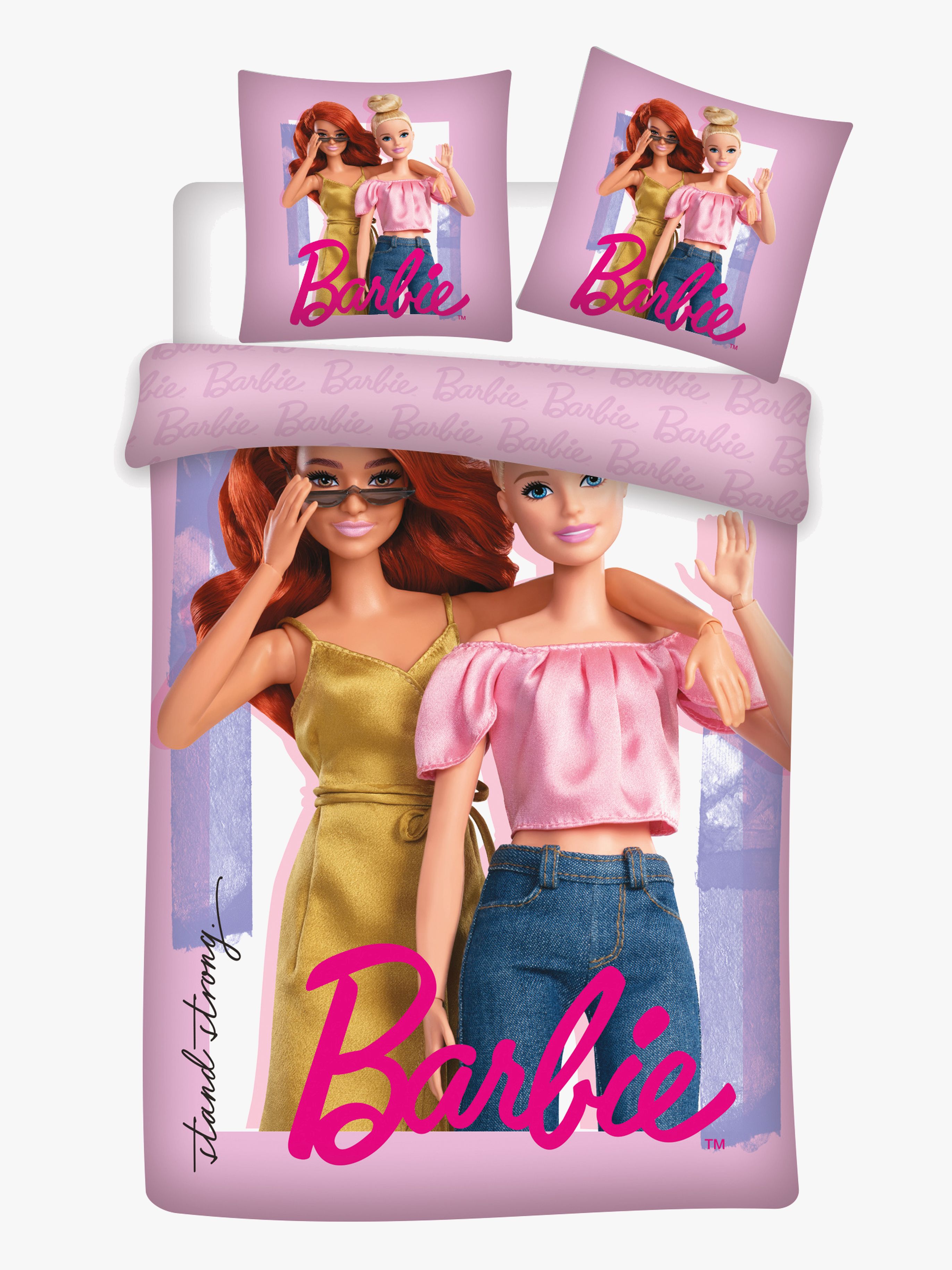 Barbie Bettwäsche 140x200, Rosa