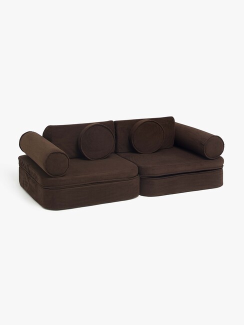 Alice & Fox BEN  Zusammenbaubares Sofa, Brown