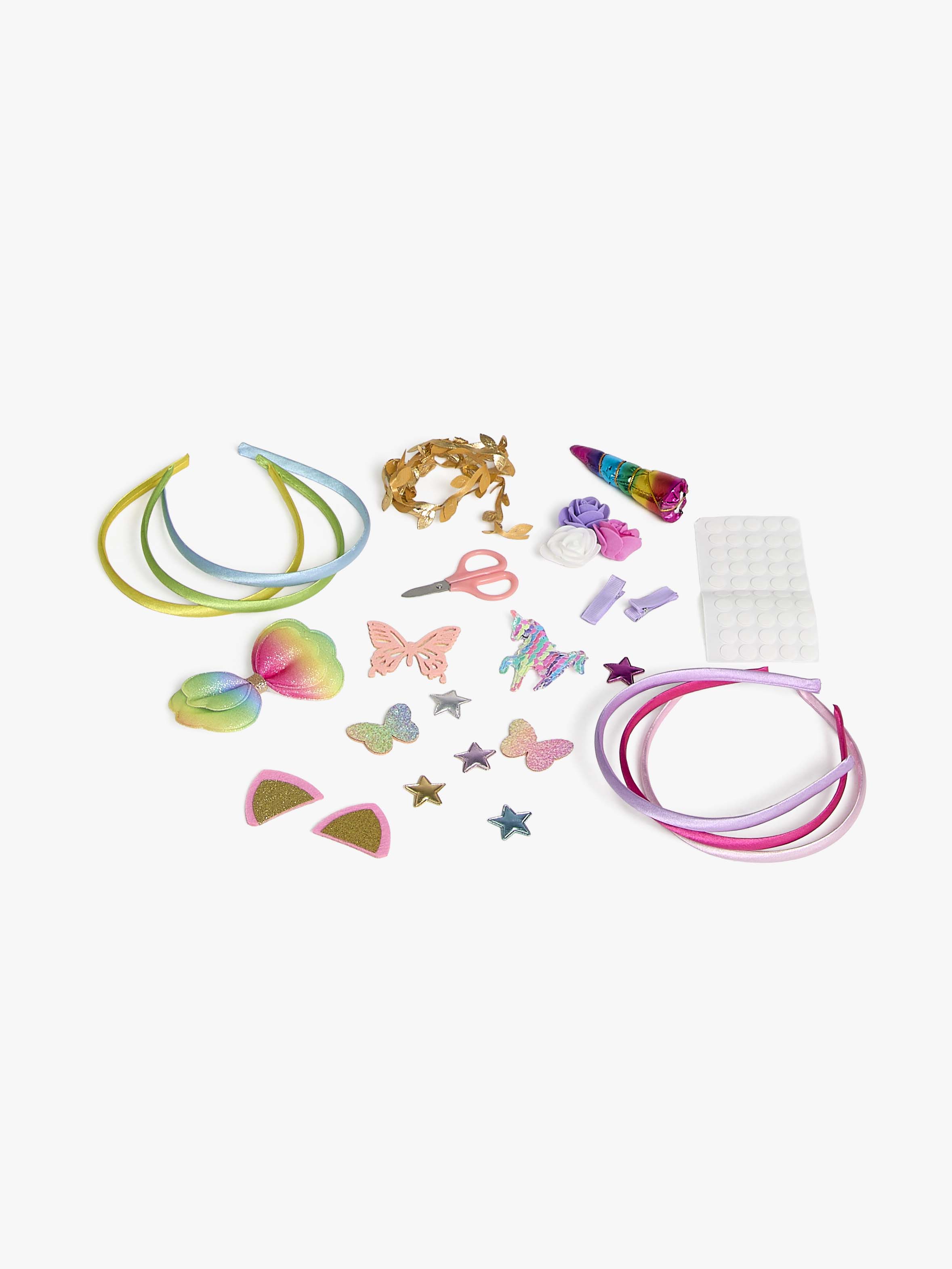 Diadem DIY-Set Einhorn 6 Teile