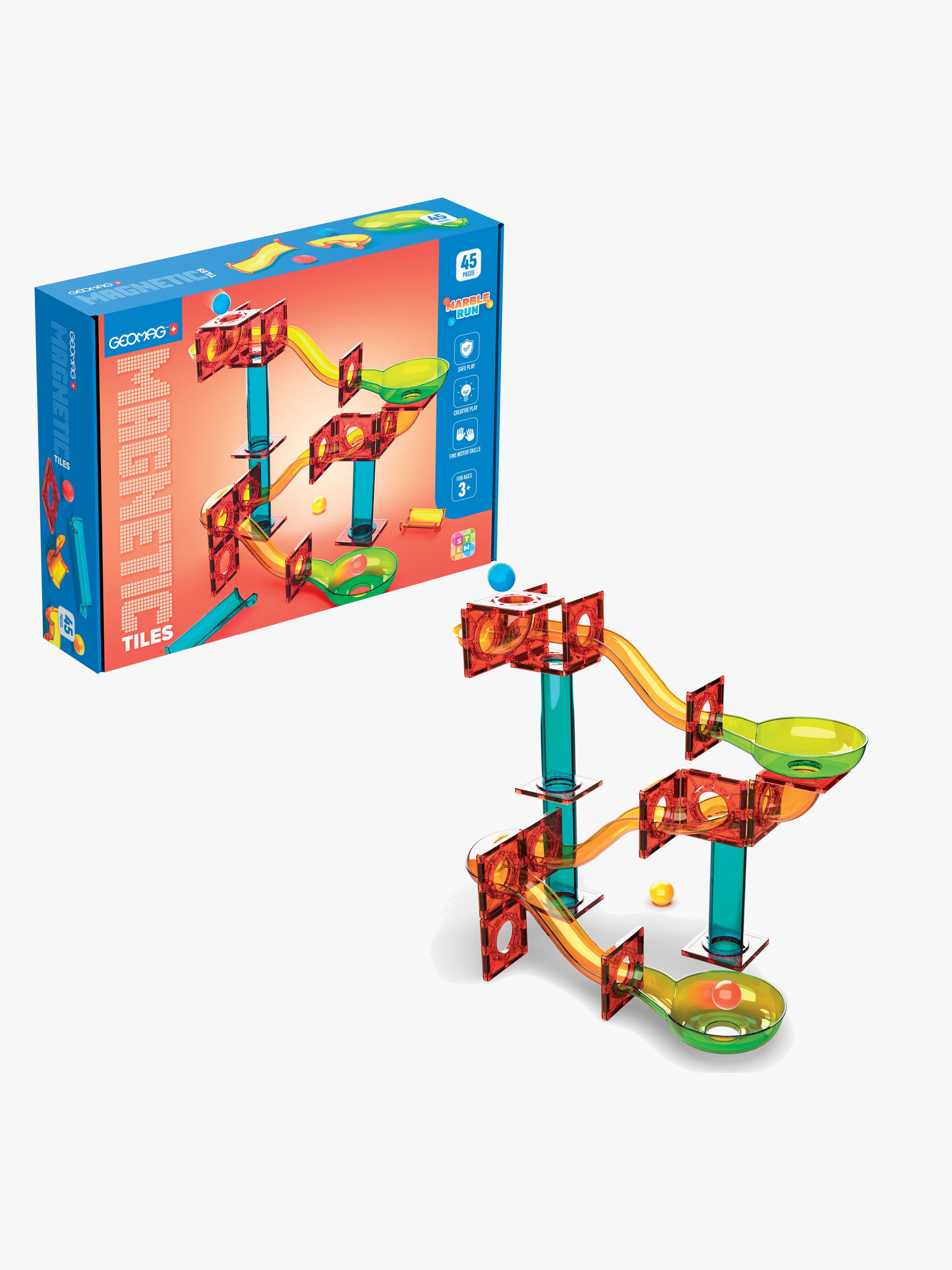 Magnetischer Bausatz Marble Run 45 Teile