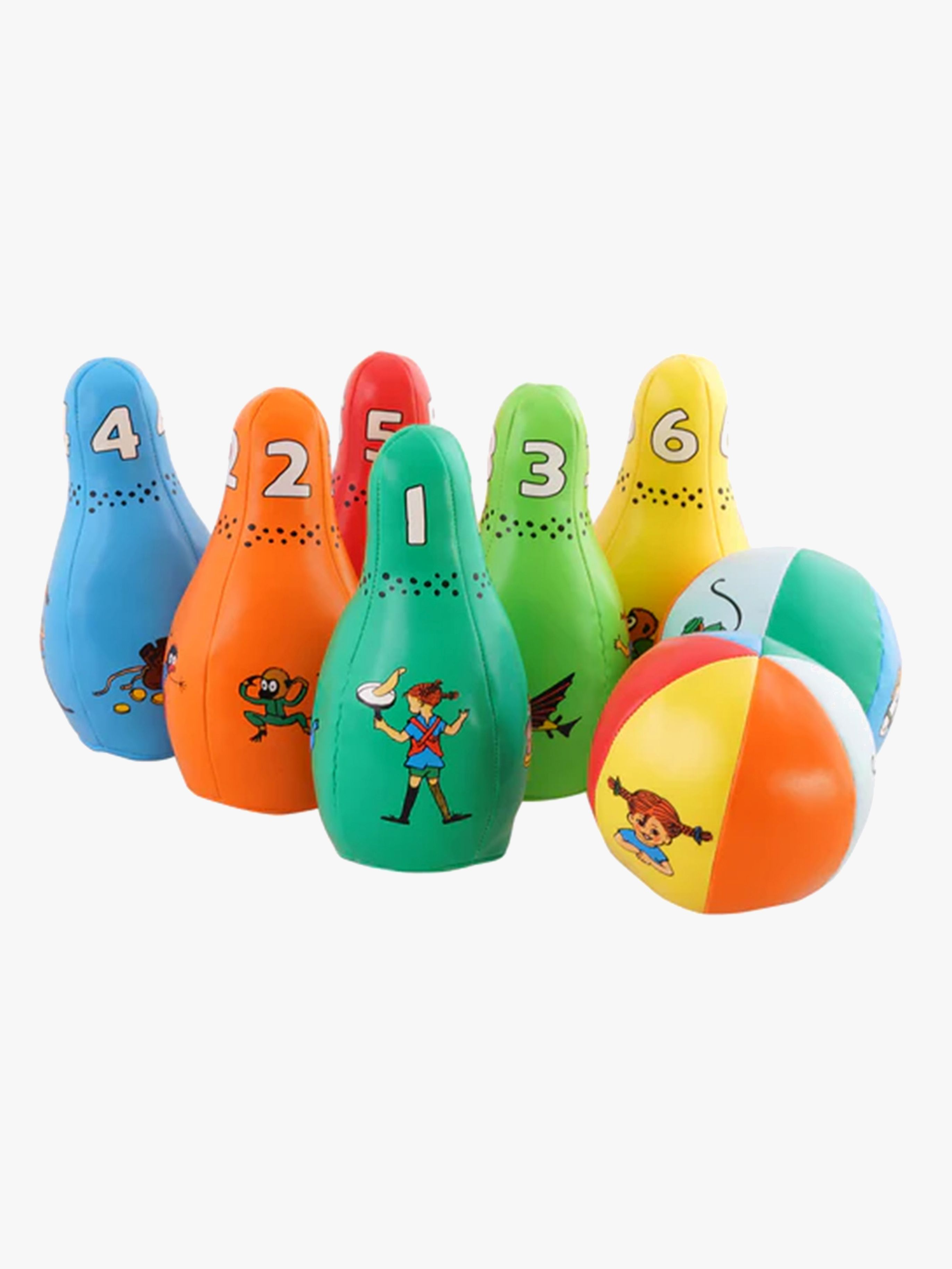 Pippi Langstrumpf Weiches Bowling-Set