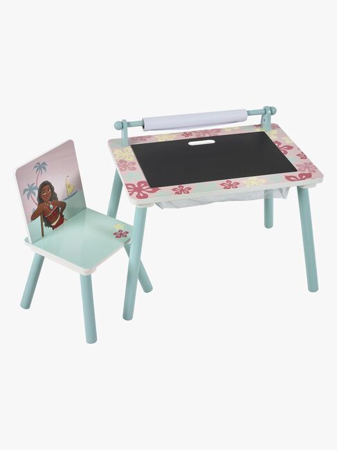 Disney Vaiana Schreibtisch mit Stuhl, Blau