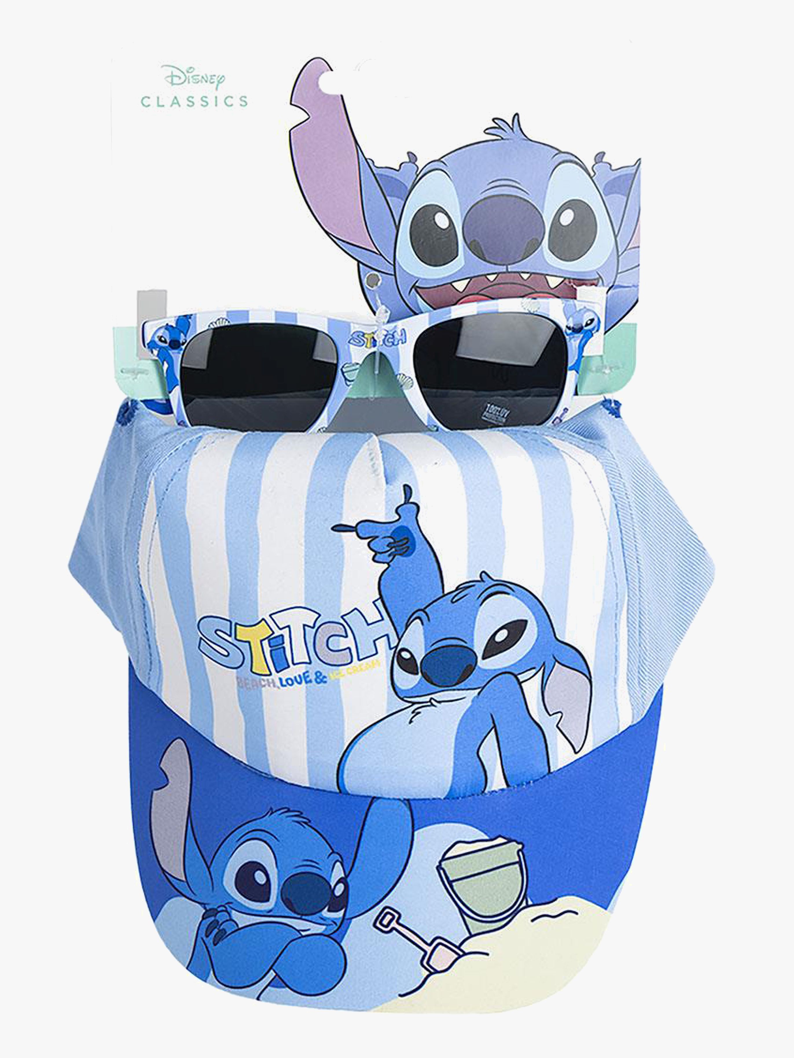 Stitch Kappe &  Sonnenbrille, Blau