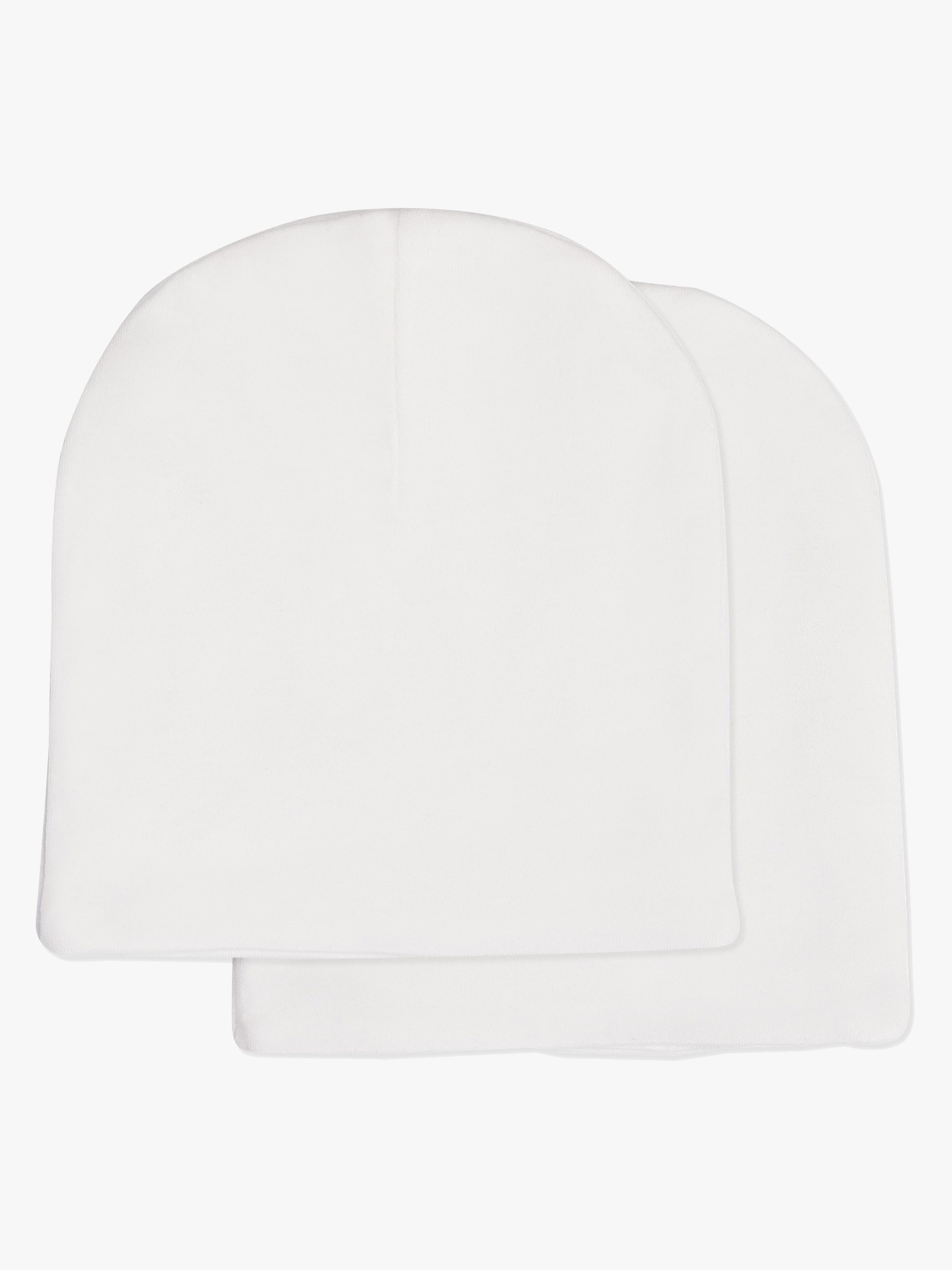 Sarah 2er-Pack Mütze, White 44-46
