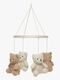 Jollein Teddy Bear Mobile, Natural/Biscuit