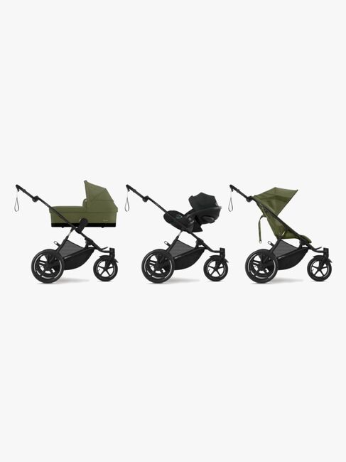 Cybex Avi Spin Joggingwagen, Black/Moss Green