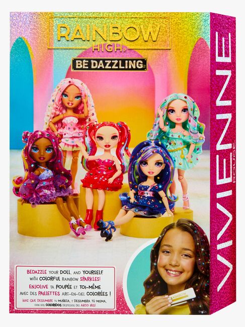 Rainbow High Be Dazzling Vivienne Rouge Modepuppe Vivienne Rouge, Rot