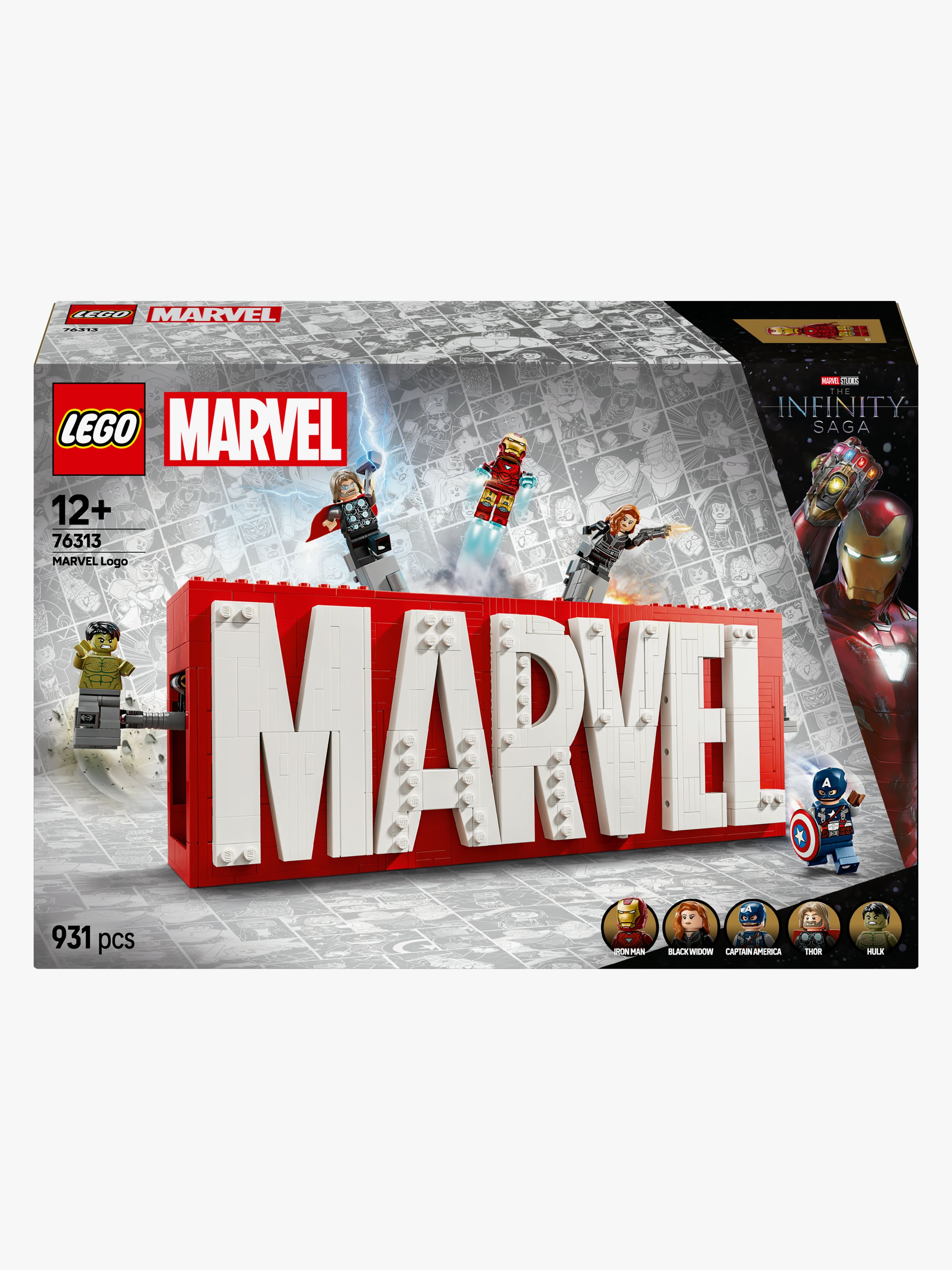 LEGO Super Heroes 76313 MARVEL Logo &  Minifiguren