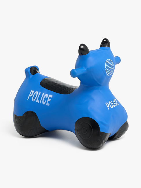 Cloudberry Castle Polizeimotorrad Hüpffahrzeug, Blau