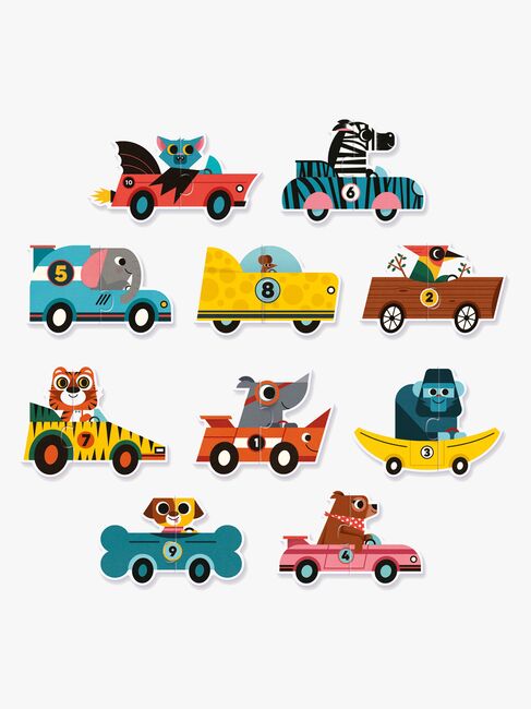 Djeco Duo Puzzle Rennwagen 20 Teile