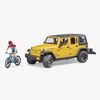Bruder Jeep Wrangler Rubicon Unlimited mit Fahrrad