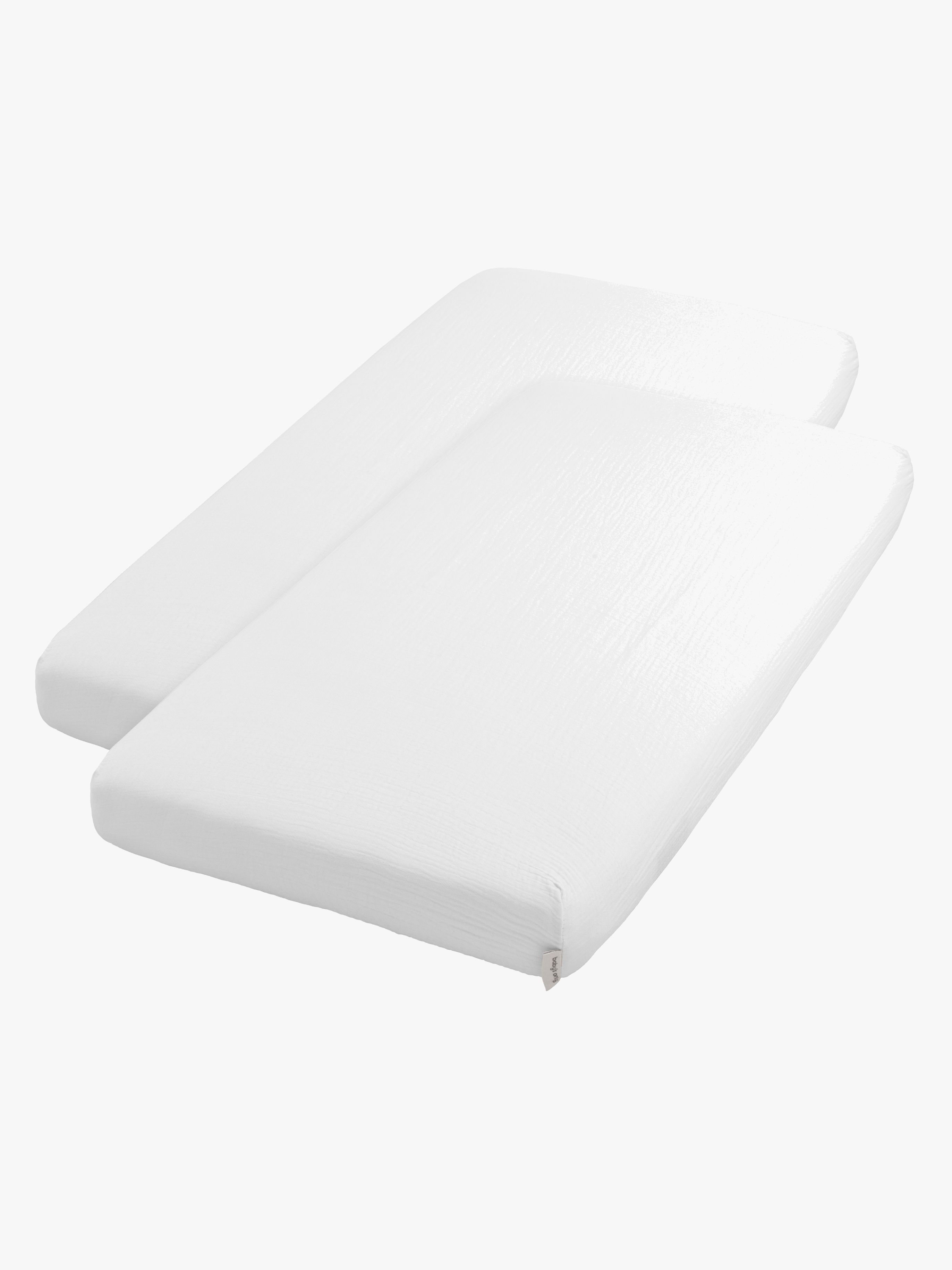 Spannbettlaken 2er-Pack 40x80 cm, Tender White