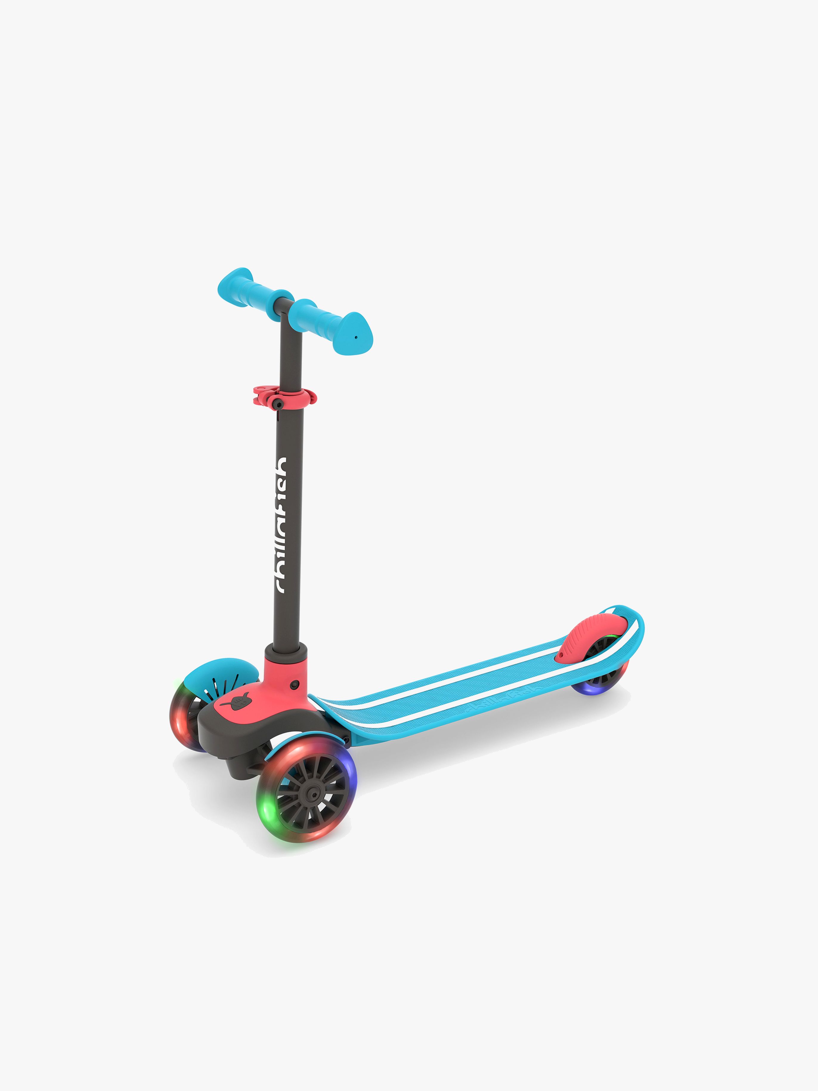 Chillafish Scotti Glow Tretroller, Blue