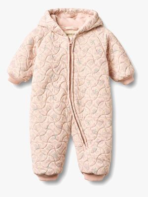 Wheat Cuddle Thermooverall, Heart Flowers