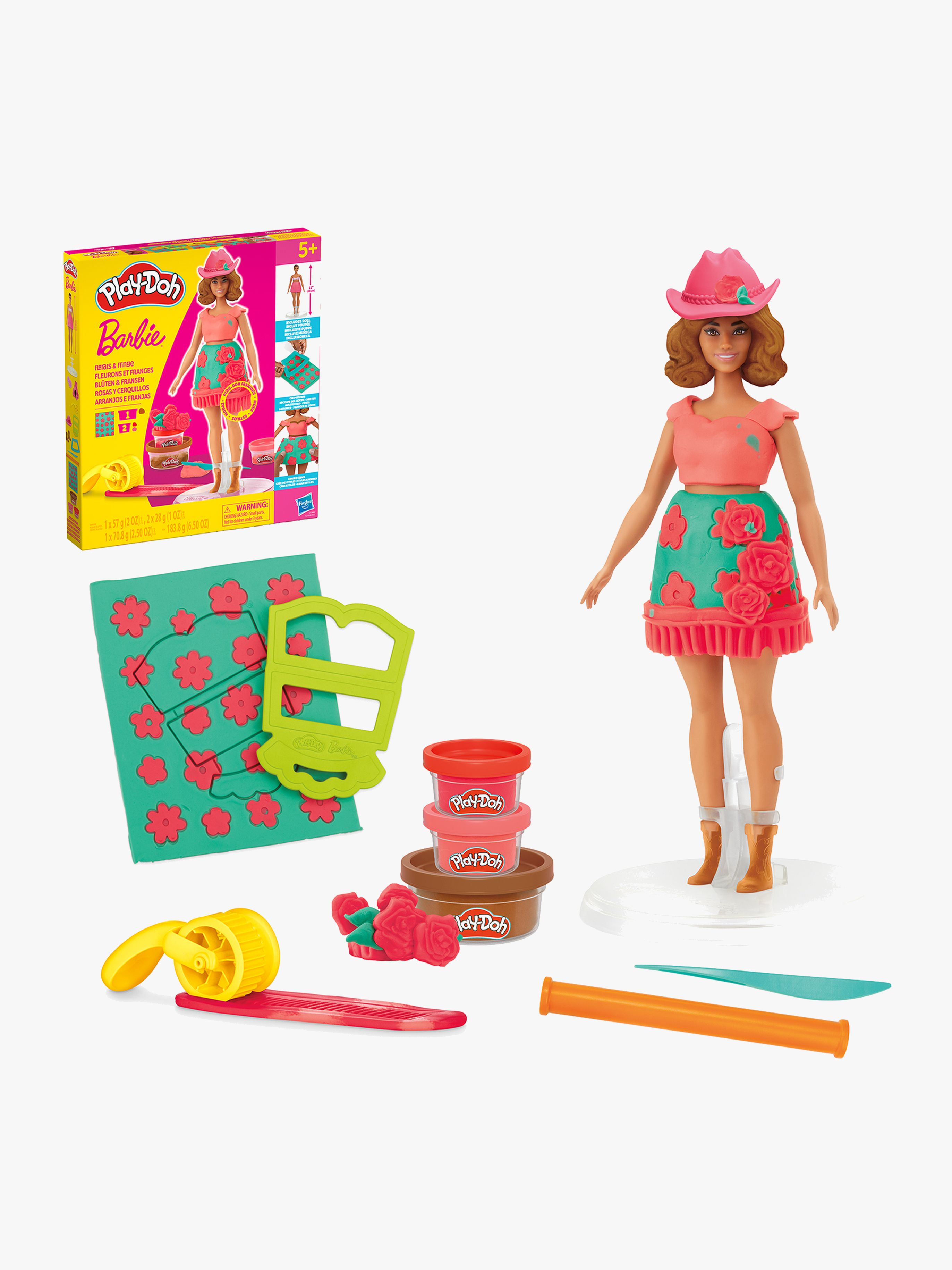 Barbie Knete Blumen und Fransen