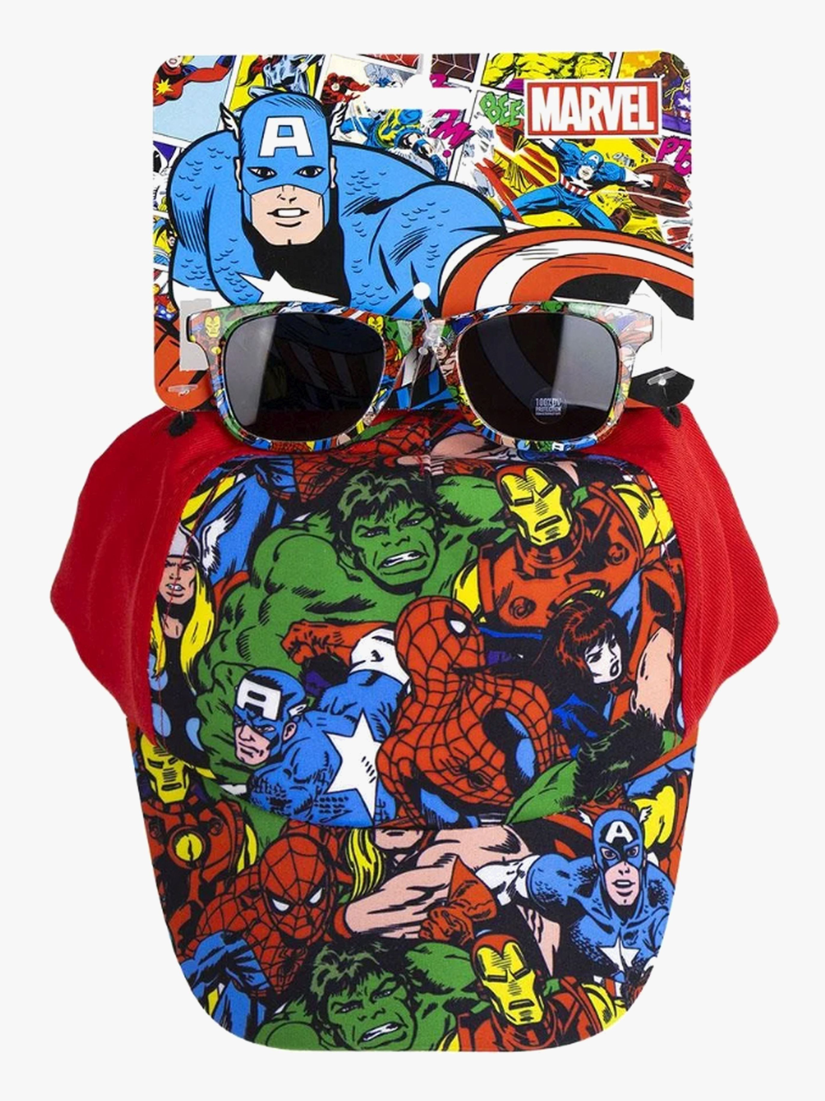 Marvel Avengers Kappe &  Sonnenbrille, Rot