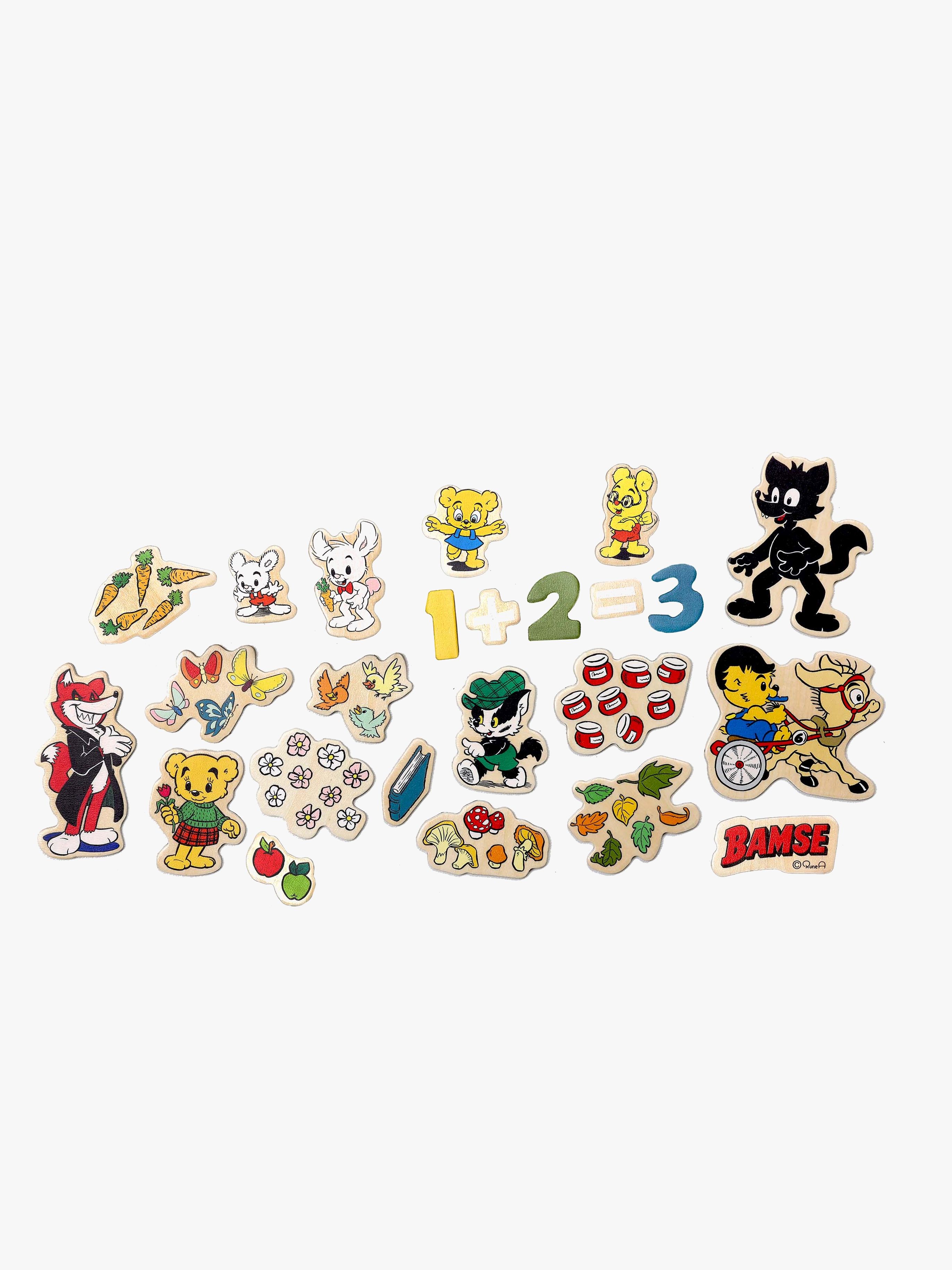 Bamse Magnetziffern und -figuren